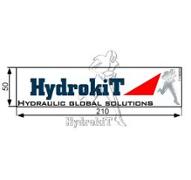 Autocollant HYDROKIT Fond Blanc- 210x50mm