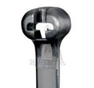 Collier de serrage noir 300mm x 7mm - Ø76mm maxi - lisse VERROU METAL